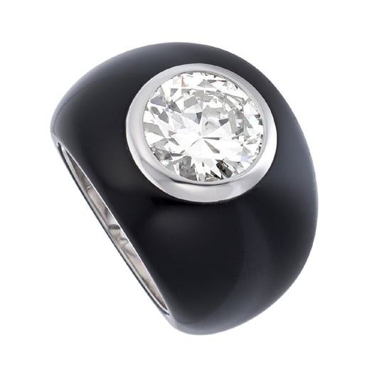Bague Boule bois