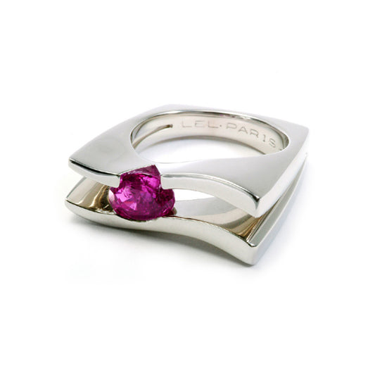 Bague Double Sinoé rose