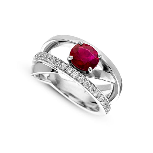 Bague Fideis Rubis