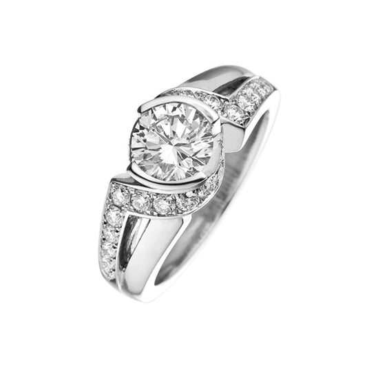 Bague tourbillon Diamants