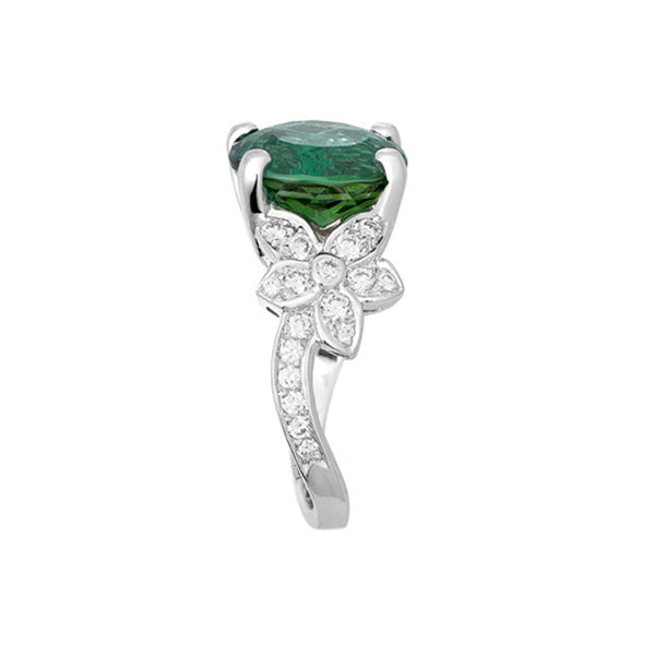 Bague Jasmin tourmaline verte