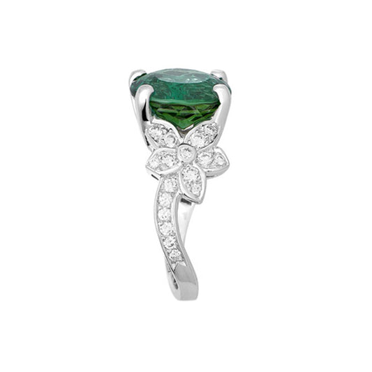 Bague Jasmin tourmaline verte