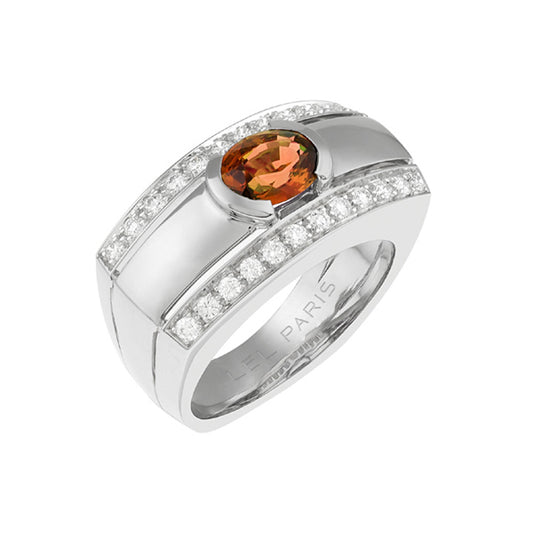 Bague Barbara Saphir orange