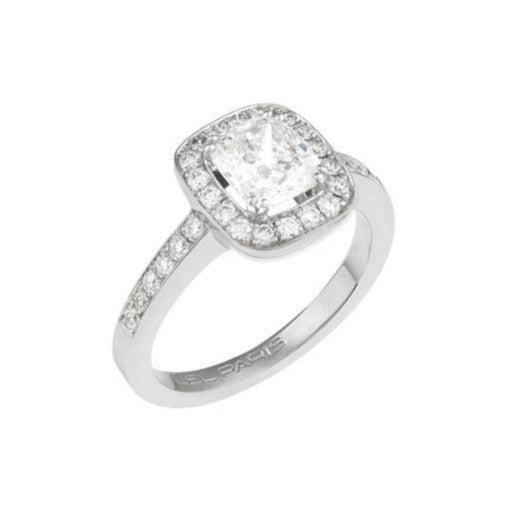 Bague entourage Diamants