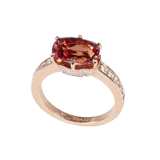 Bague Saphir Orange