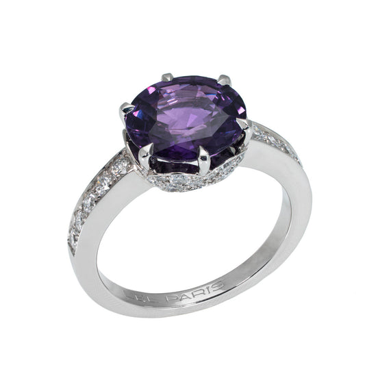 Bague Saphir Violet