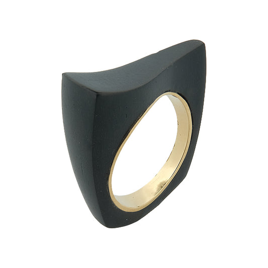 Bague Sinoé Bois Ebène