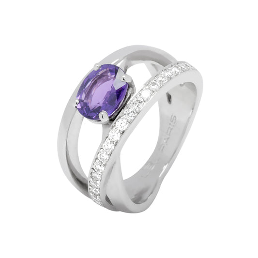 Bague Fideis Saphir violet