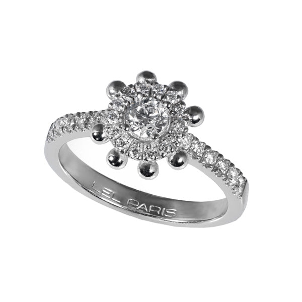 Bague Entourage Grains