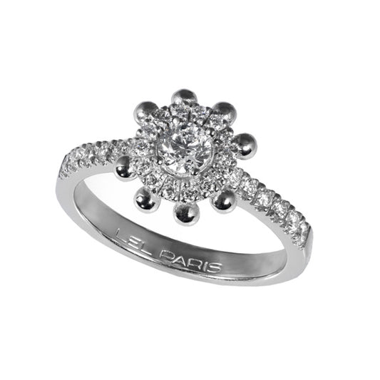 Bague Entourage Grains