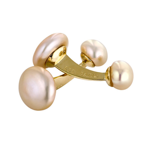 Boutons de manchettes Perle Rose
