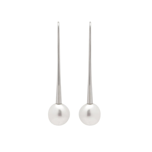 Boucles d'oreilles Epingle blanches