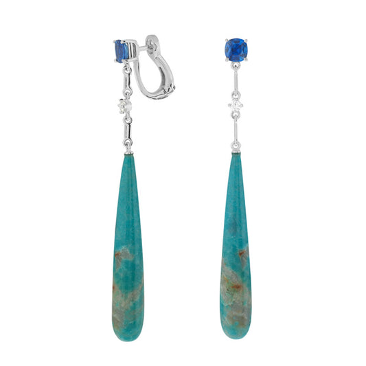 Boucles d'oreilles pampilles Turquoises