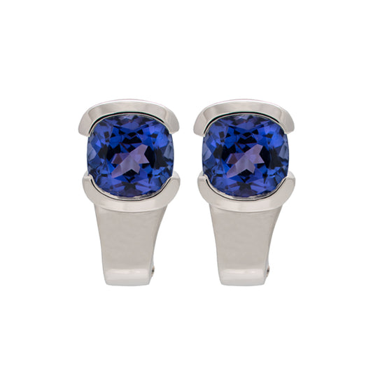 Boucles d'oreilles Brisure Tanzanite