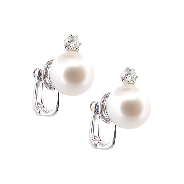 Boucles Clips d'oreilles Perles