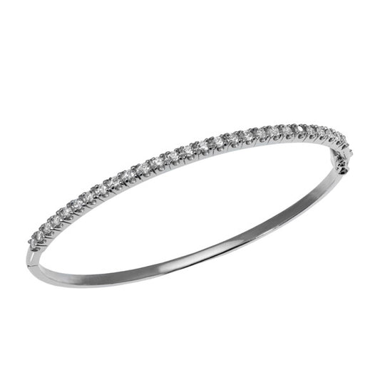 Bracelet diamants ouvrant