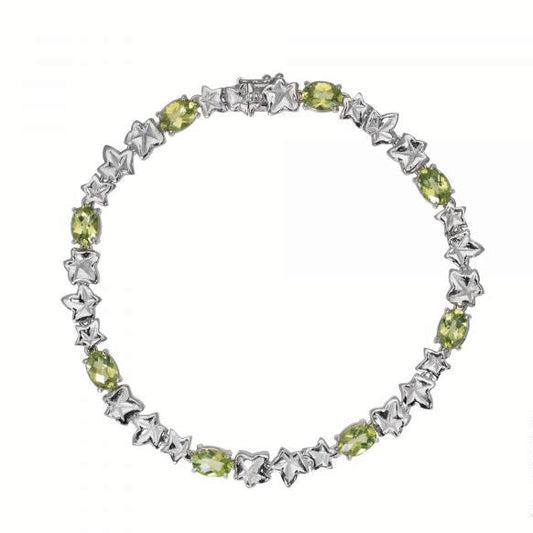 Bracelet Lierre péridot
