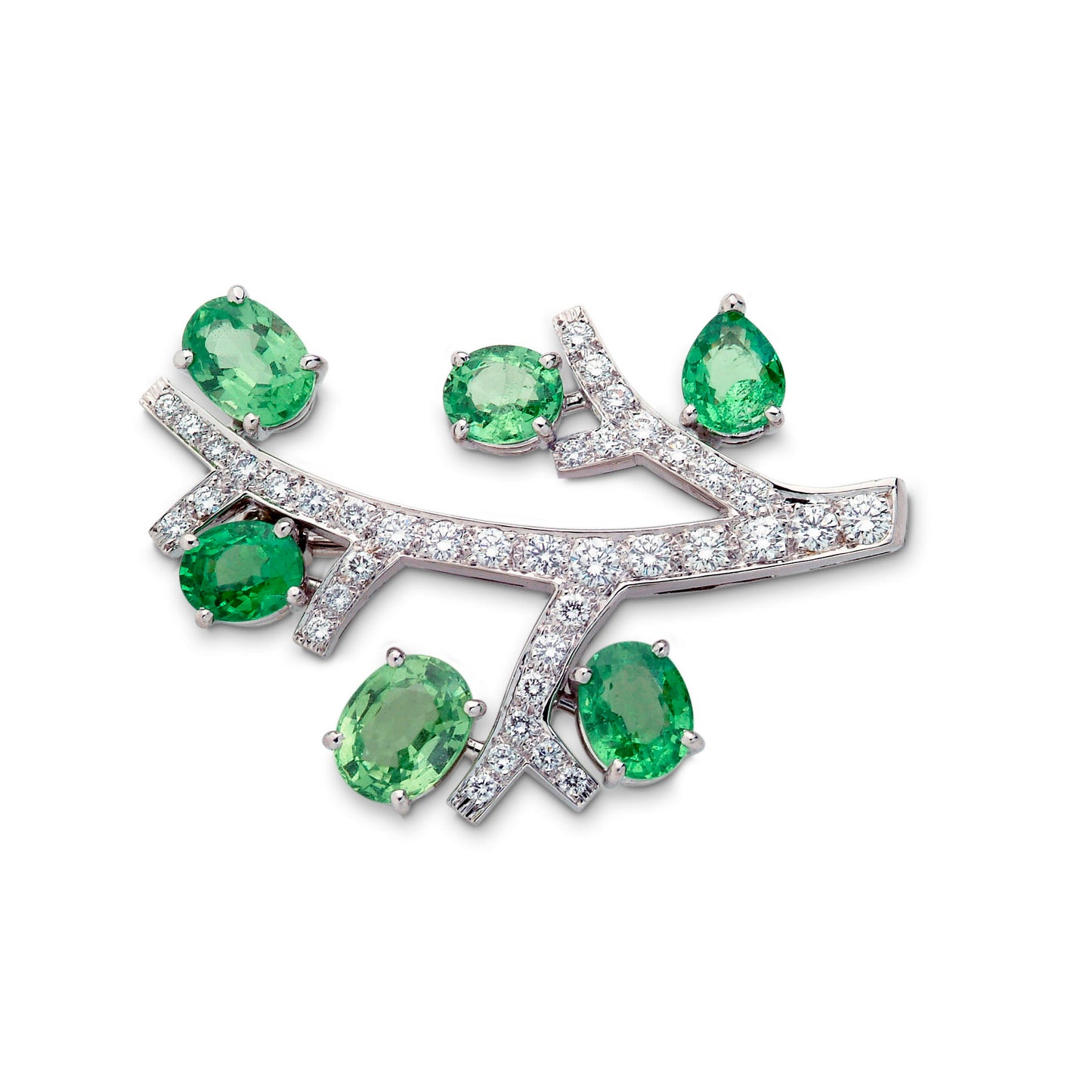 Broche Espérance Tsavorite