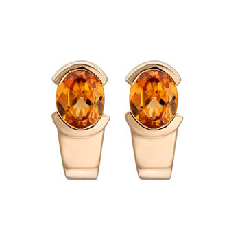 Boucles d'oreilles Brisure Spessartite