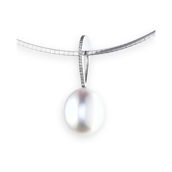 Collier Perle blanche