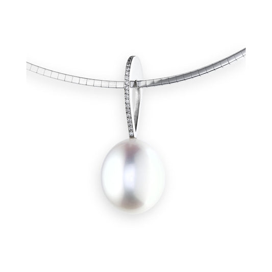 Collier Perle blanche