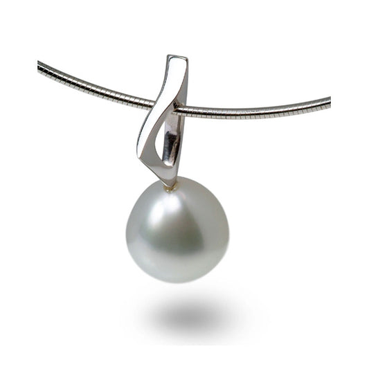 Pendentif Sinoé Perle Grise