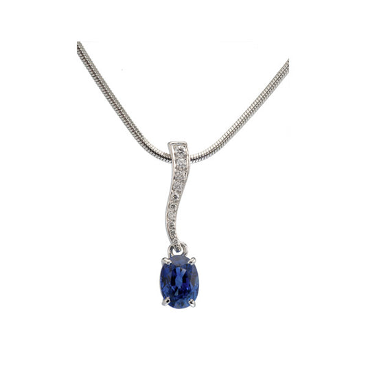Pendentif Sinoé Saphir