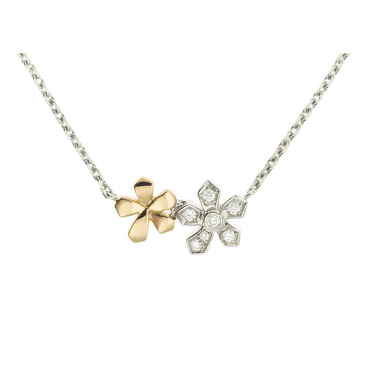 Collier Mini-Jasmin 2 Fleurs